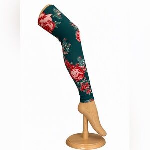 OS LuLaRoe Red and Pink Rose Design